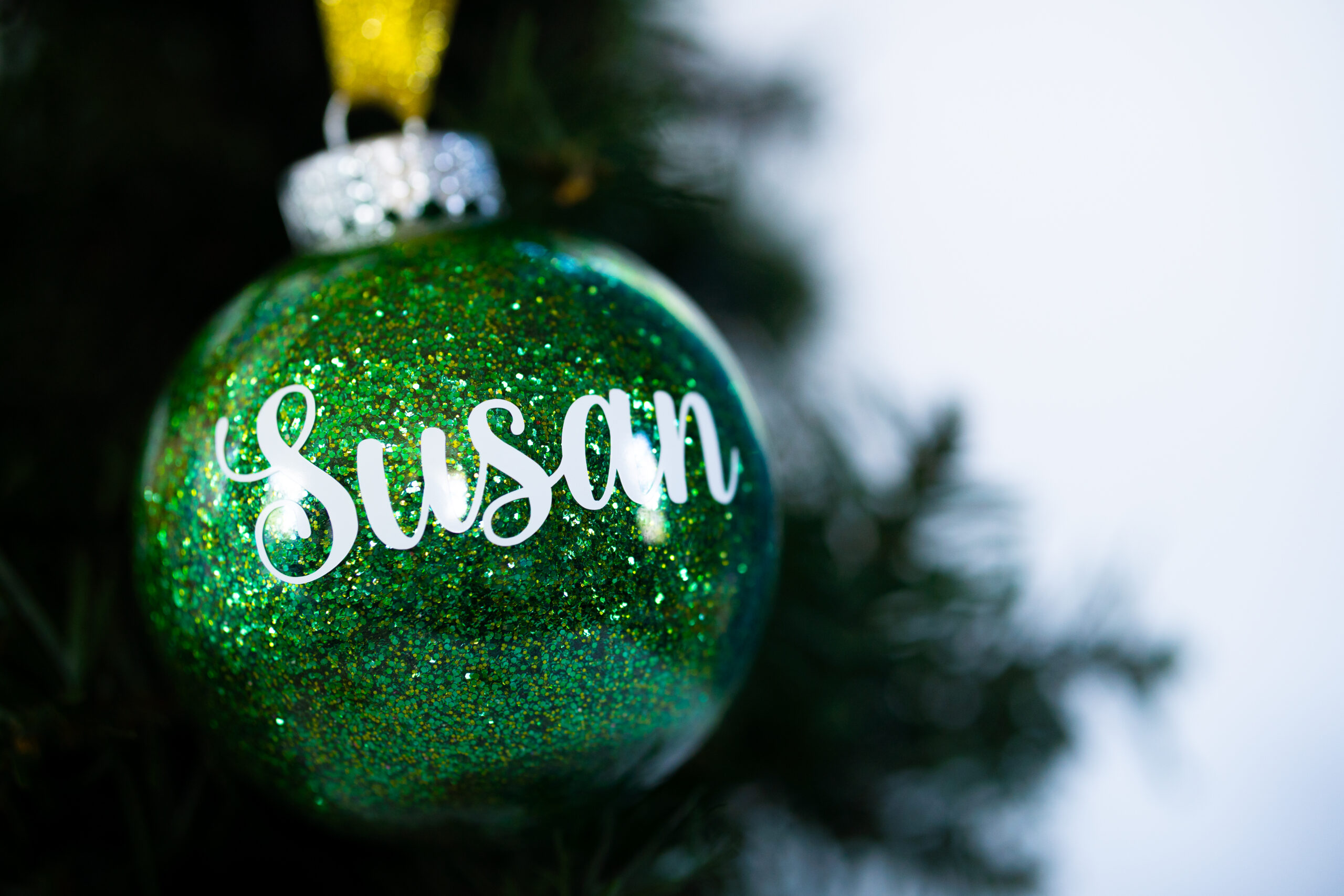Glitter ornament