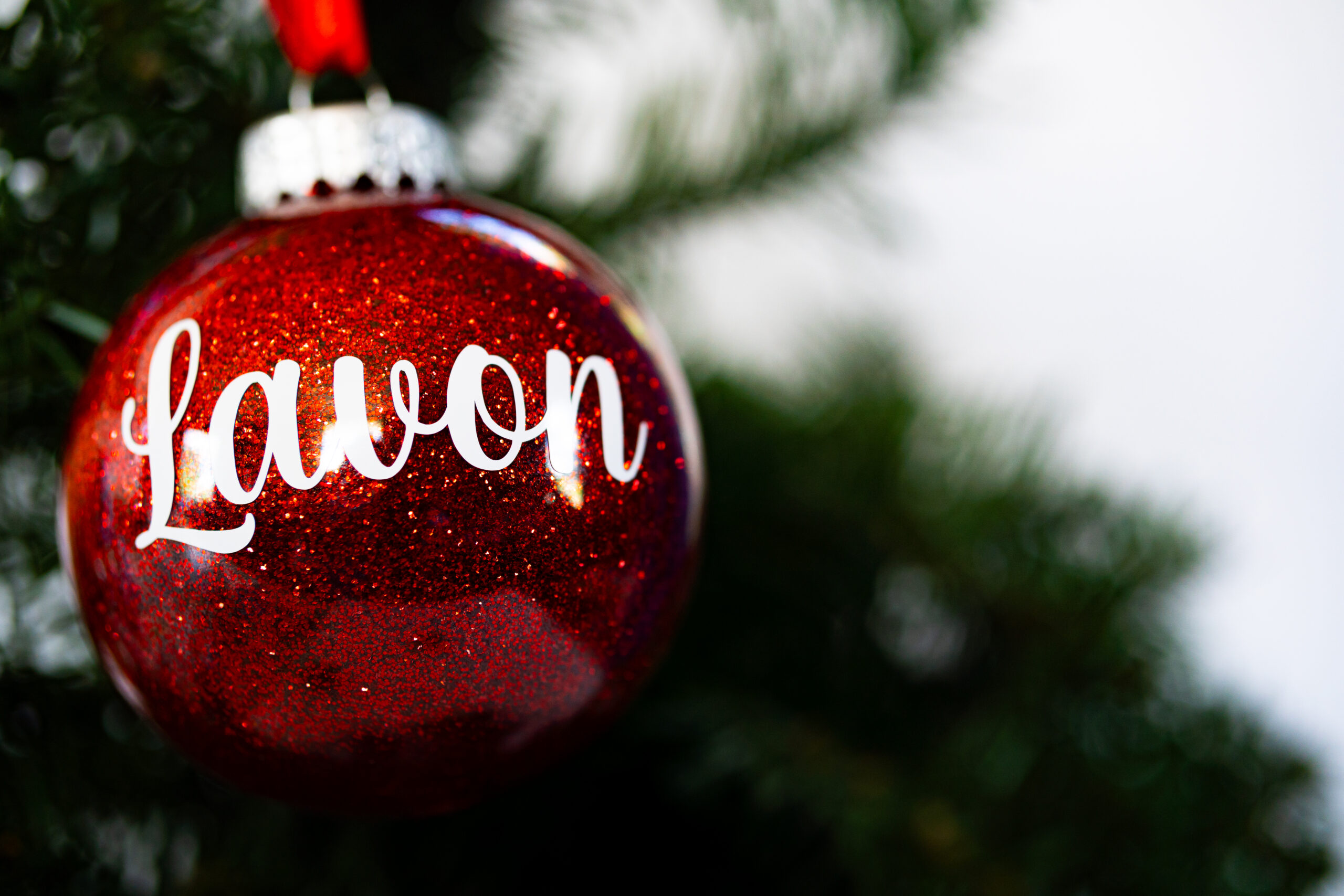 Glitter ornament