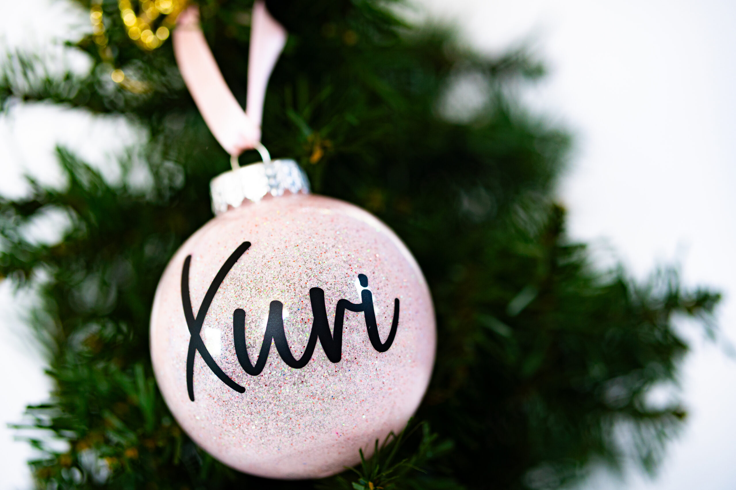 Glitter ornament